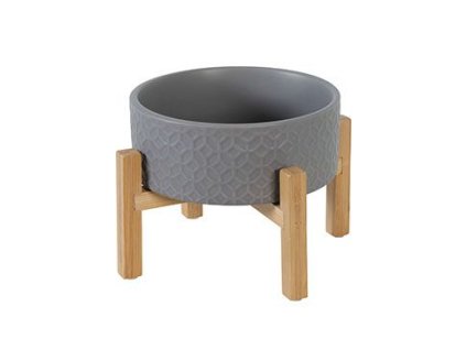 Miska keramická KERAMO SOLO 700ml šedá Zolux