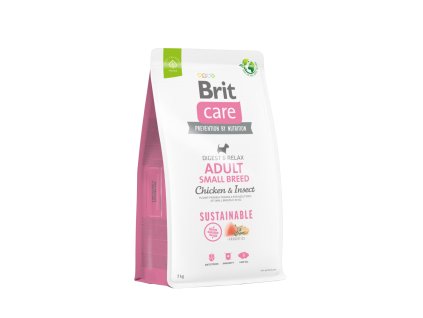 brit care sustainable adult small breed chicken insect nw