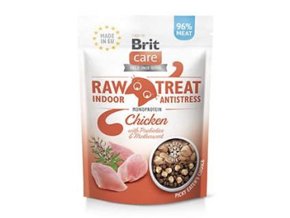 Brit Raw Treat Cat Indoor&Antistress, Chicken 40g