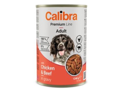 Calibra Dog Premium konz. with Chicken&Beef 1240g