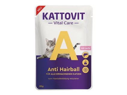 Kattovit Cat Vital Care Anti Hairball losos kapsa 85g