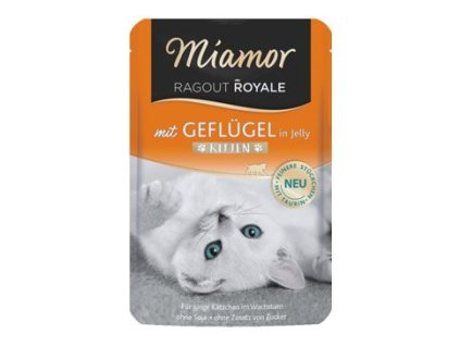 Miamor Cat Ragout Junior kapsa drůbež v želé 100g