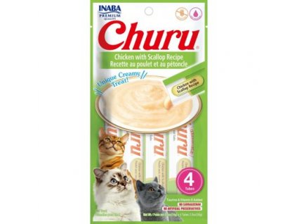 .Churu Cat Chicken with Scallop 4x14g