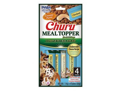 Churu Dog Meal Topper Chicken with Cheese Recipe 4x14g