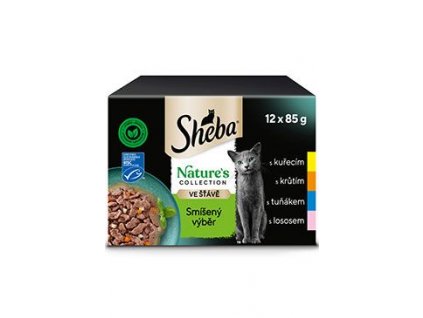 Sheba kapsa Nature's Collection mix výběr 12x85g