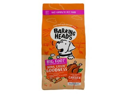 BARKING HEADS Big Foot Bowl Lickin Good Chick 12kg