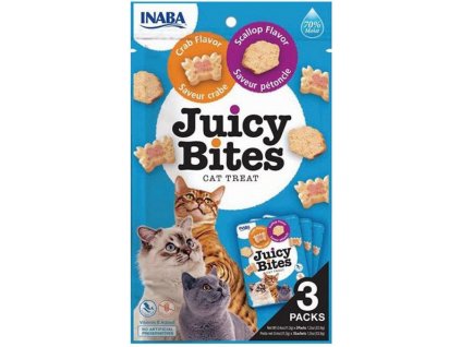 .Churu Cat Juicy Bites Scallop&Crab Flavor 3x11,3g