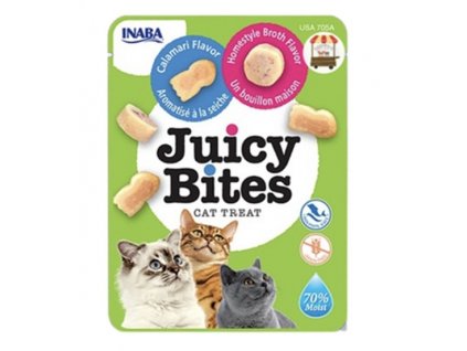 Churu Cat Juicy Bites Broth&Calamari Flavor 11,3g