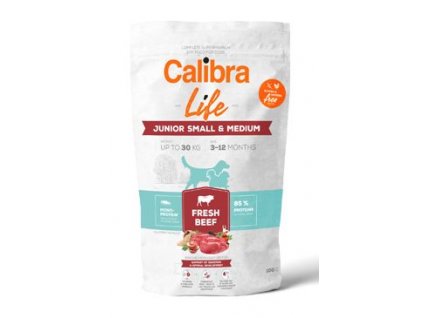 Calibra Dog Life Junior Small&Medium Fresh Beef 100g