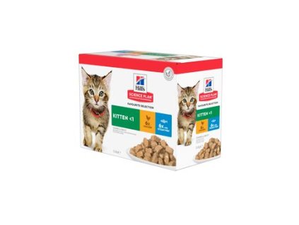 Hill's Fel. SP Kitten Chicken&Ocean Fish kapsa 12x85g