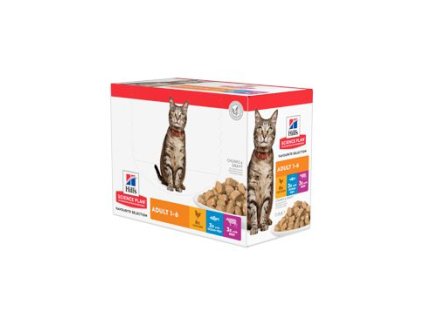 Hill's Fel. SP Adult Chick&Beef&Ocean Fish kapsa12x85g