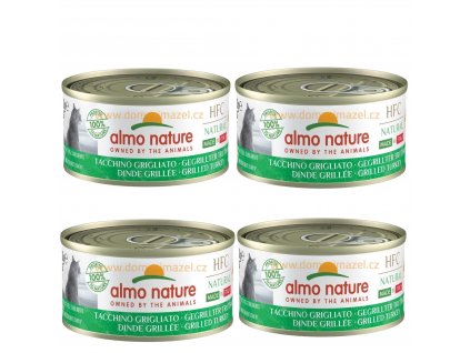 Almo Nature HFC Made In Italy grilovaná krůta 4 x 70g