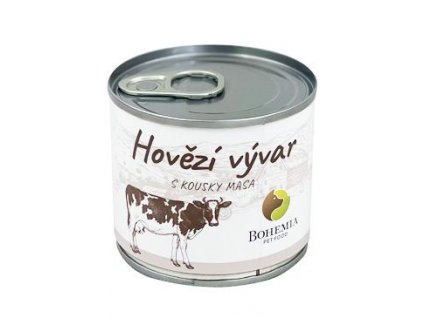 BOHEMIA Vývar Hovězí s kousky masa 140ml