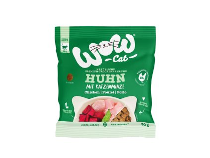 WOW Cat granule Kuře s kachnou a řepou Adult 50g - VZOREK