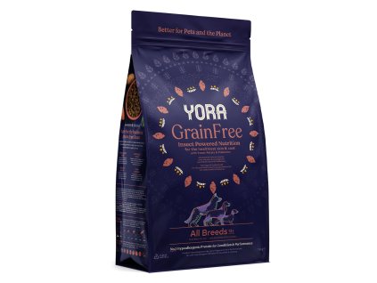 YORA granule z hmyzu GrainFree Adult All Breeds 1,5kg