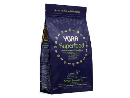 YORA granule z hmyzu Superfood Adult Small Breeds 1,5kg