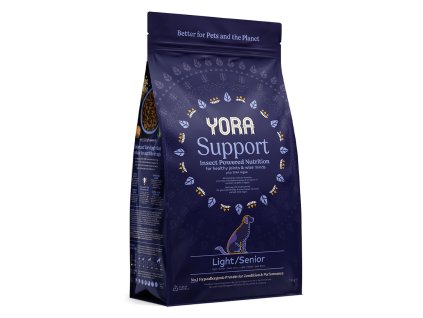YORA granule z hmyzu Support Light/Senior 12kg