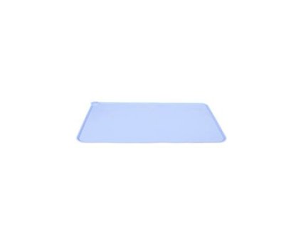 Podložka hladká SILICONE pod misku, modrá L Zolux