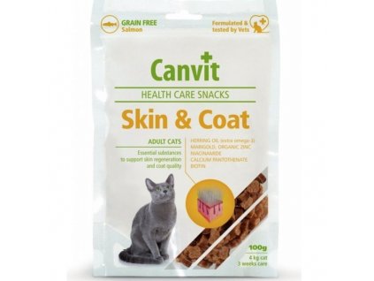 Canvit Snacks Cat Skin & Coat 100 g