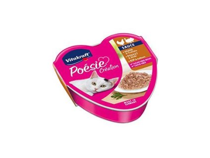 Vitakraft Cat Poésie Création Sauce kuře a krůta 85g