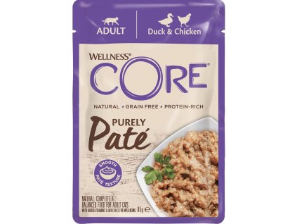 Kapsička Wellness Cat Pate Kuře a kachna 85g