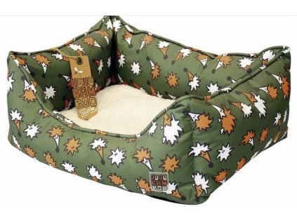 Huhubamboo pelech 55x44 cm zelená kočka