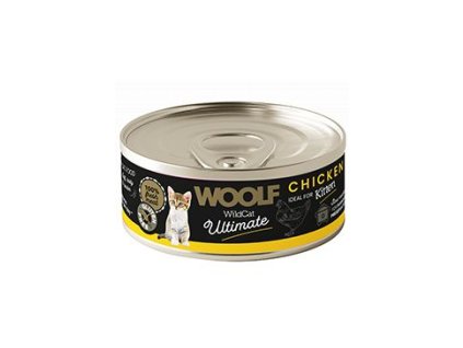 WOOLF Wildcat Ultimate konz Kitten Chicken pate 85g