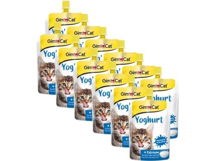 12 x Gimcat Jogurt pro kočky 150g