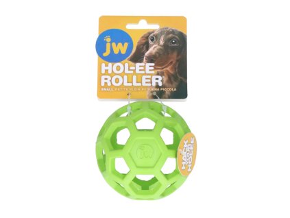 JW Hol-EE děrovaný míč 8cm Small - zelený