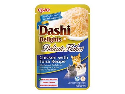 Churu Cat Dashi Delights Deli Flakes Chick&Tuna 40g