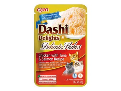 Churu Cat Dashi Delights Deli Flakes Chick&Tun&Salm40g