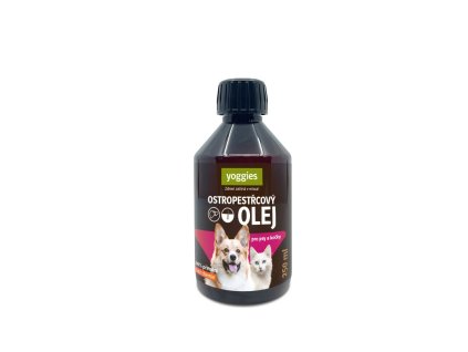 3631 yoggies olej z ostropestrce pro psy a kocky 250ml
