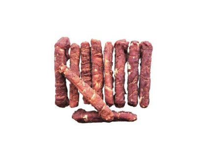 Pochoutka Rolka z buvolí kůže s kachním masem15cm/10ks