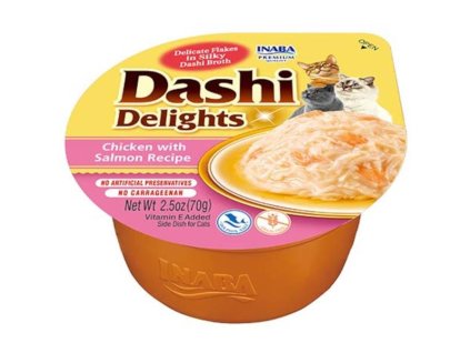 Inaba Dashi Delights kure s lososem 70g