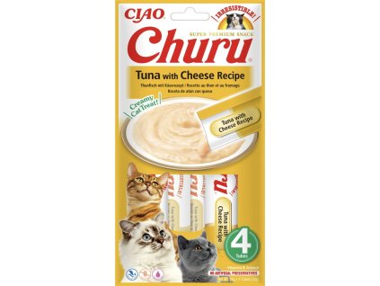 Churu cat masove pyre - tunak, syr 4x14g