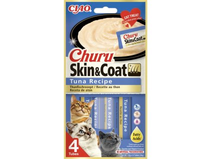 Churu cat masove pyre pro krasnou srst a kuzi - tunak 4x14g