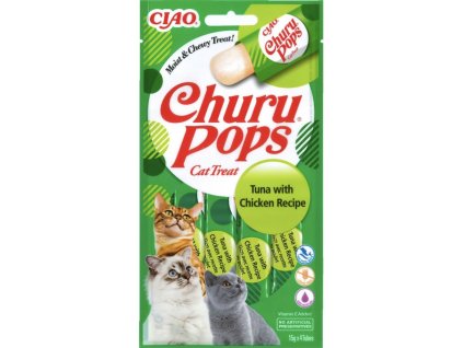 Churu cat Pops - tunak, Kuře 56g