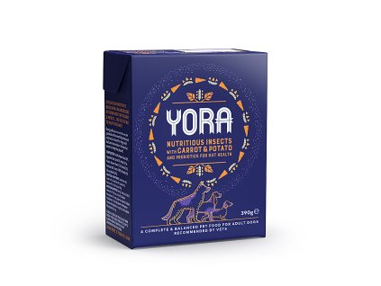YORA paštika z hmyzu s mrkví a bramborem 390g
