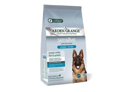 Arden Grange GF Dog Puppy Sen.Oc.White Fish&Potato12kg