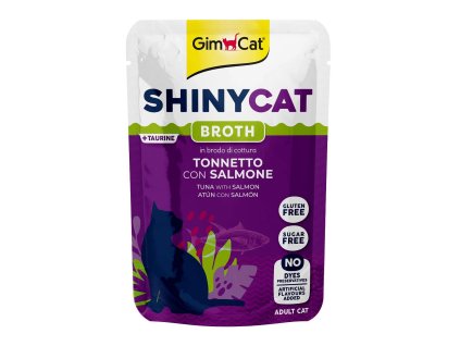 Kapsička Shiny Cat tunak s lososem 70g