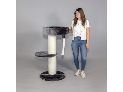 XXL Škrabadlo Sleeper mini - tmavě šedý