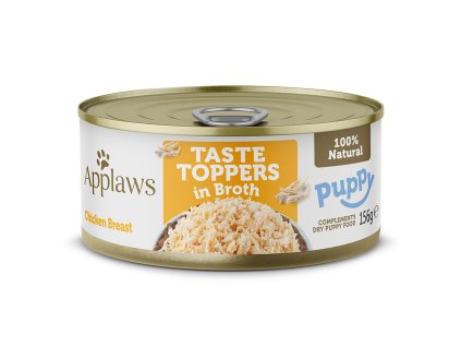 Applaws konzerva Dog Puppy Kuřecí prsa ve vývaru 156g