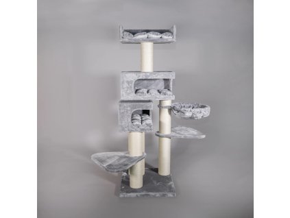 RhR XXL Cat Tree Birman Citadel šedý