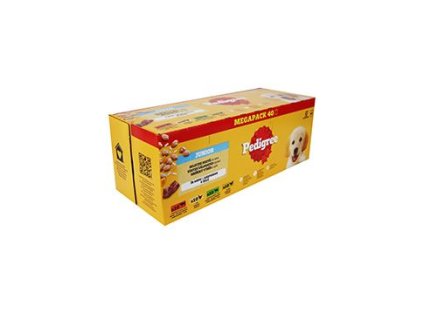 Pedigree kapsa Junior mas.výběr s rýží v želé 40x100g