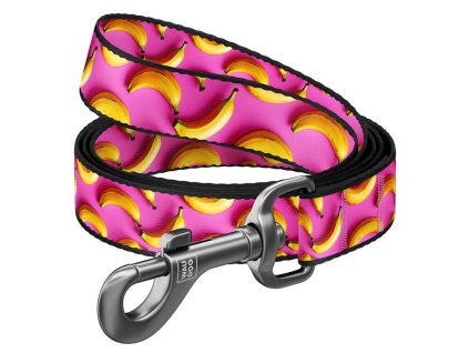 WAUDOG vodítko nylon Banány   (S/122cm/1,5cm)