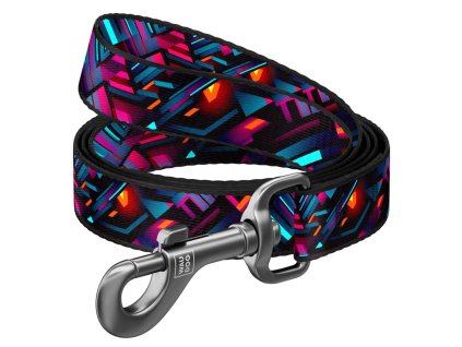 WAUDOG vodítko nylon Laser Game  (M/122cm/2cm)