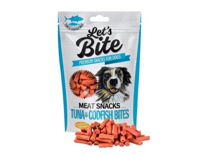 Brit Let's Bite Meat snacks Tuna & Codfish Bites 80 g