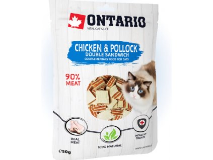 Ontario Chicken & Pollock Double Sandwich 50 g