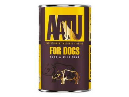 AATU Dog Wild Boar n Pork konz. 400g