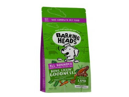 BARKING HEADS All Hounder Bowl Lickin Good Lamb 2kg